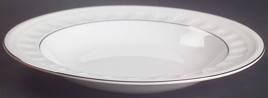 Wedgwood Colosseum Platinum Rimmed Soup Bowl 1671178