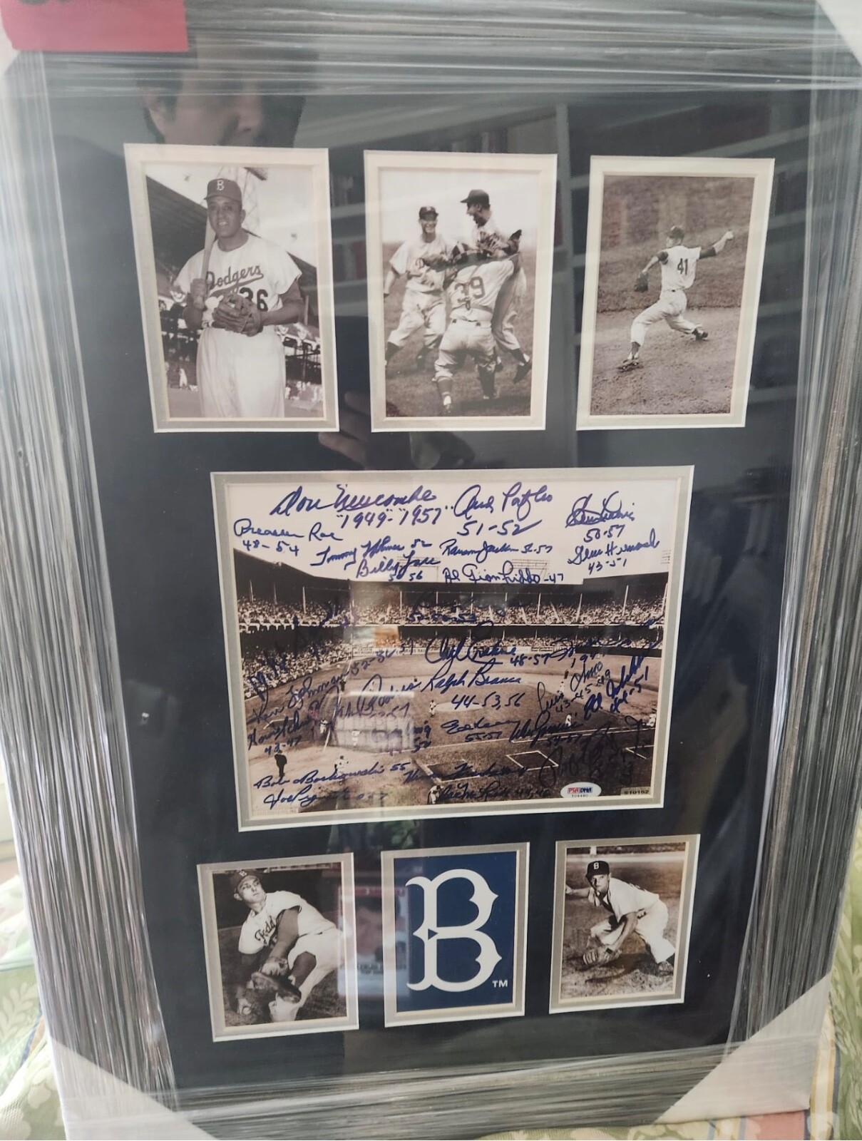 Brooklyn Dodgers frame 1940s to 1950s Brooklyn Dodgers frame 1940s to 1950s