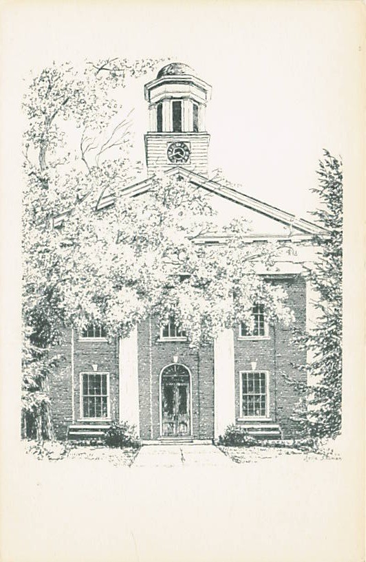 Postcard NC: Old Courthouse, Hillsborough, North Carolina