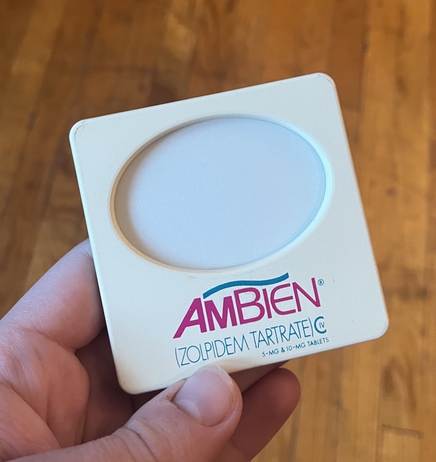 Ambien pharmaceutical drug rep collectible night light works