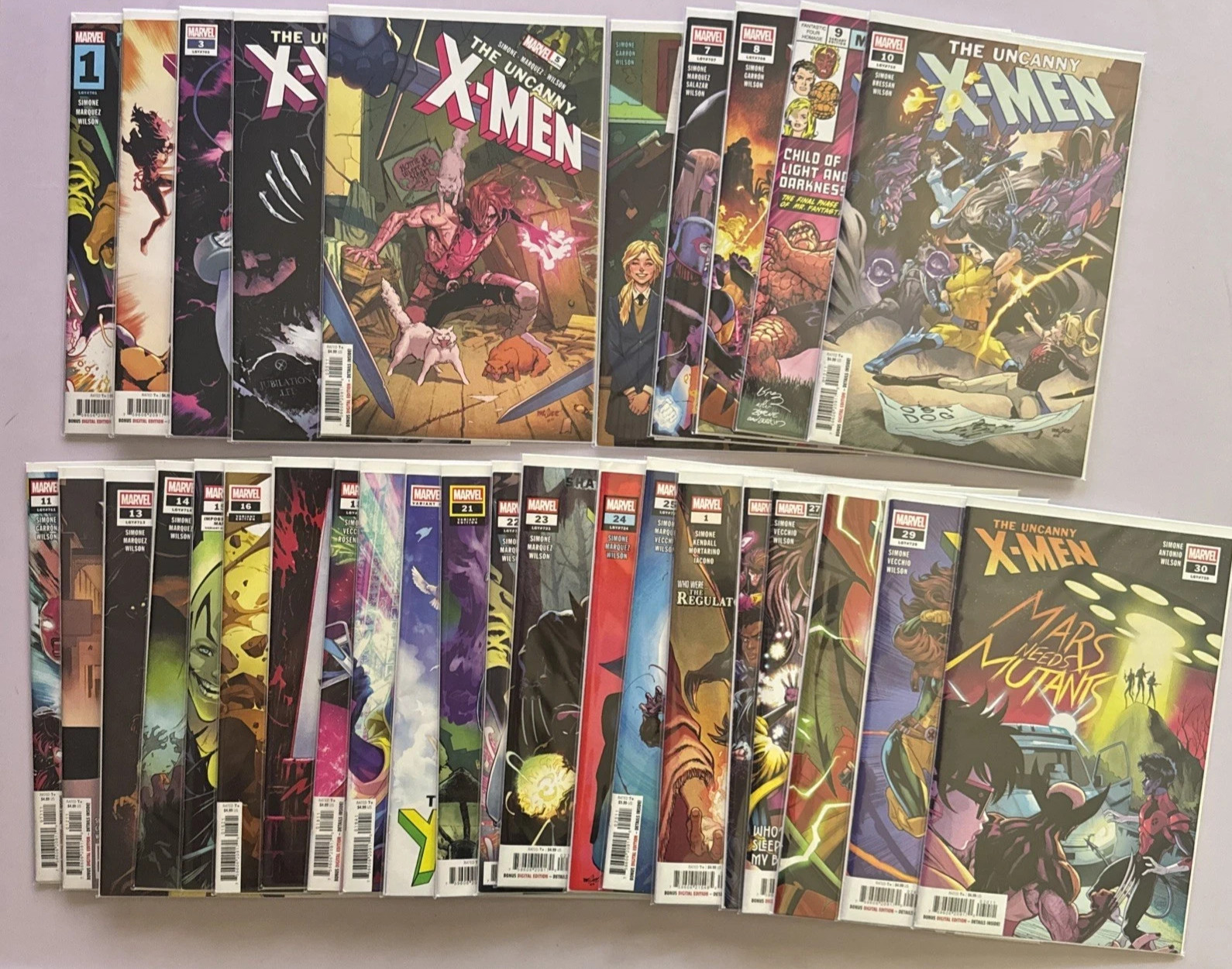 Uncanny X-Men 2024 - 2026 Gail Simone # 1 - 30 Lot Of 30 Marvel Comics