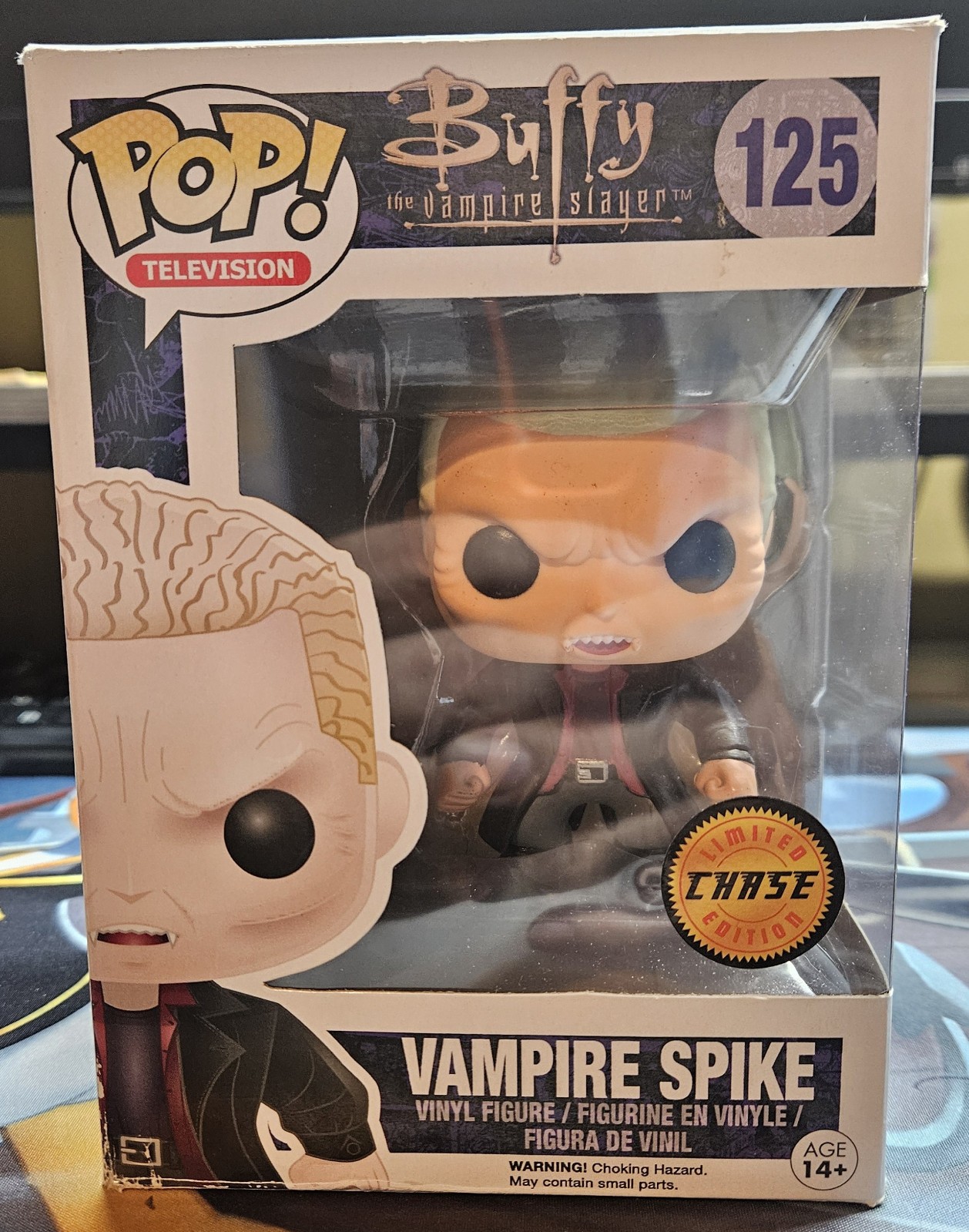 FUNKO POP BUFFY THE VAMPIRE SLAYER VAMPIRE SPIKE CHASE #125 RARE