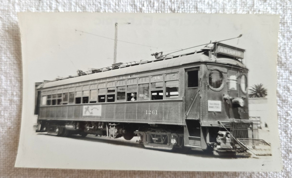 C. 1930s Pacific Electric Railway No. 1261 Originally Oregon Electric Photo