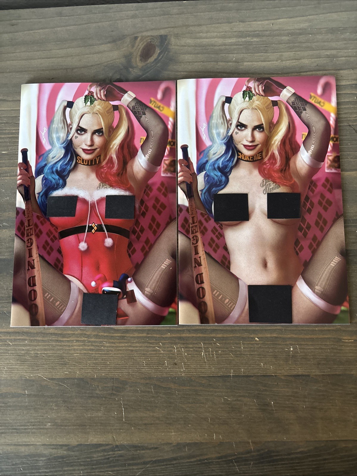 Power Hour #1 HARLEY QUINN Cosplay Shikarri Trade Cover - 2 Issues NM+ MUST SEE