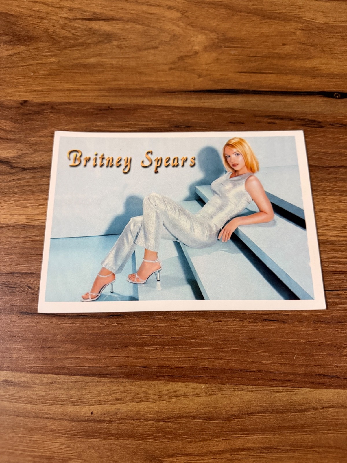 Britney Spears Vintage Postcard 1990s Pop Music Turkey Rare Unused Photo Card