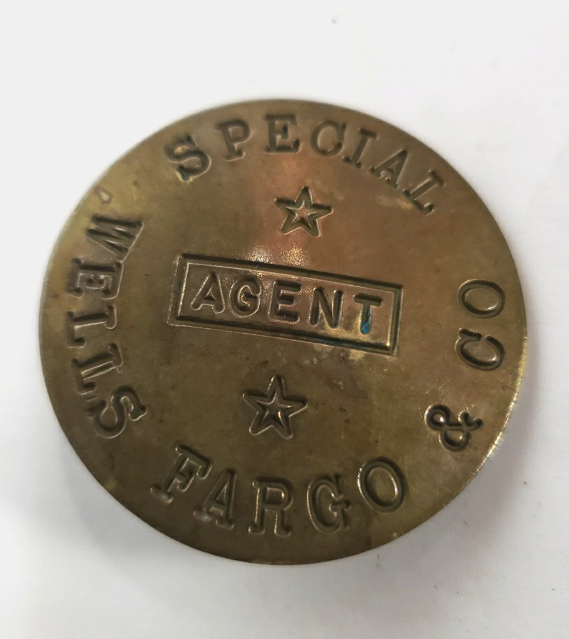 Antique Brass Wells Fargo 