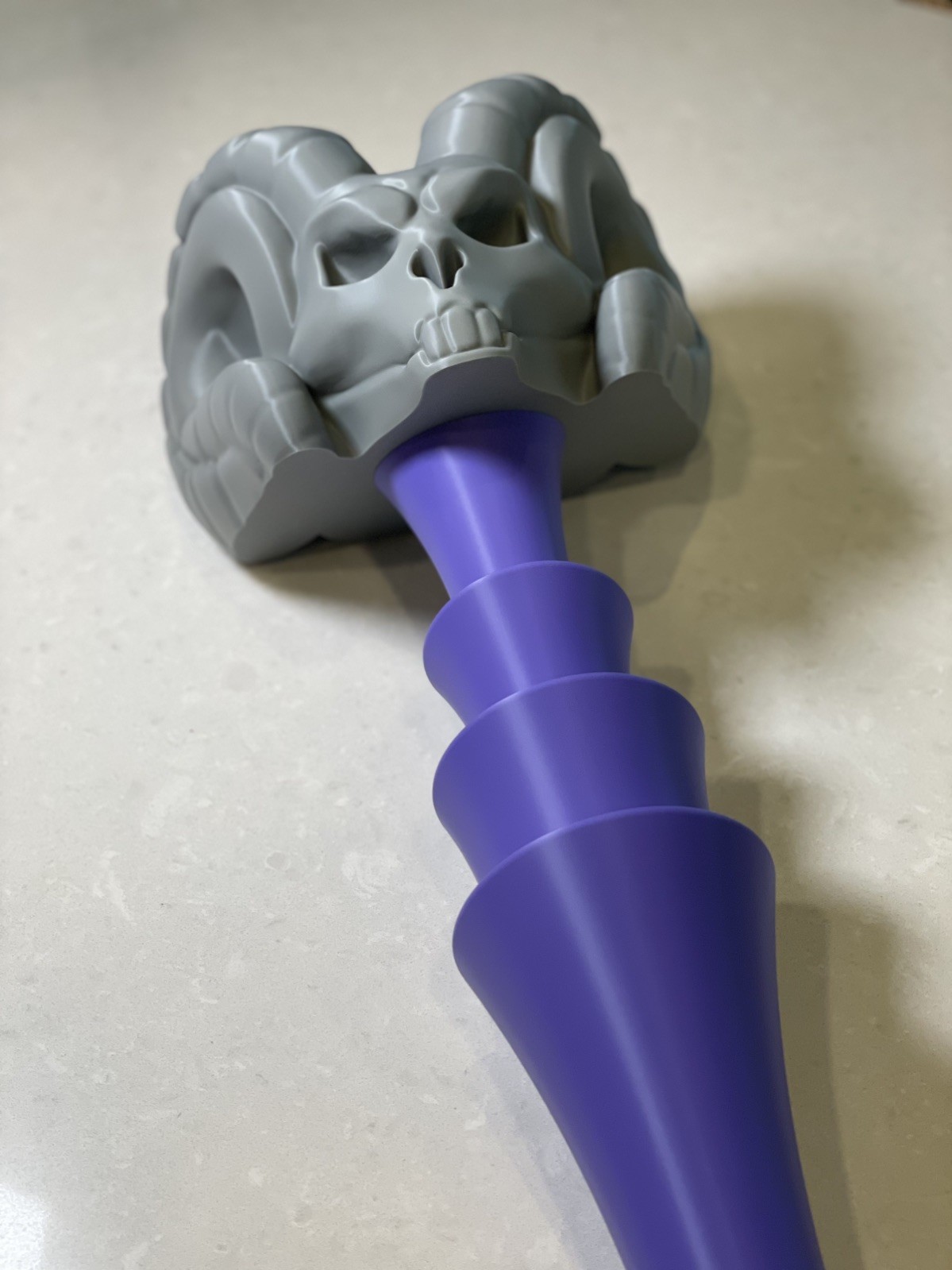 Skeletor (80’s classic) Havoc Staff 3D Printed Kit (1:1 scale) Skeletor (80’s classic) Havoc Staff 3D Printed Kit (1:1 scale)