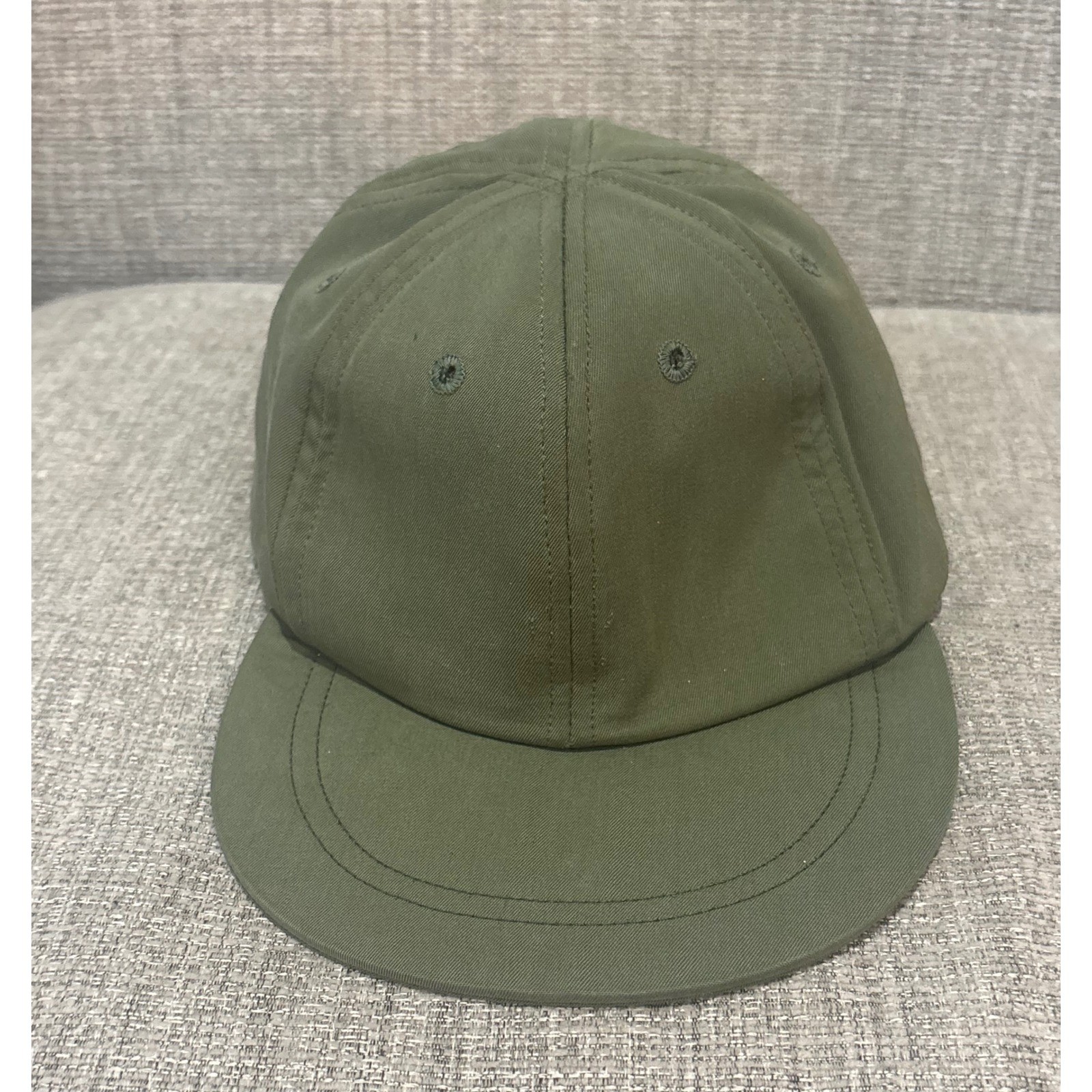Vintage US Military Issue OG-106 Hot Weather Field Cap Hat Olive Green 7 1/8
