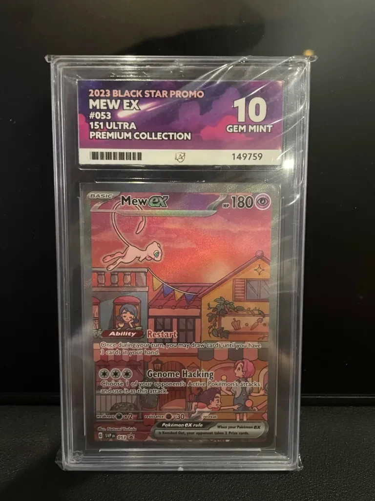 Mew EX #053  |  ACE 10  |  151 UPC PROMO  |  Pokémon TCG  |  PERFECT SUBGRADES