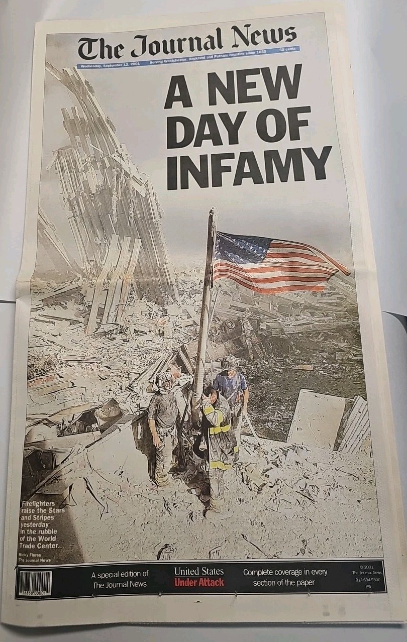 The Journal News A New Day of Infamy September 12, 2001 Complete 9/11 25th Anniv