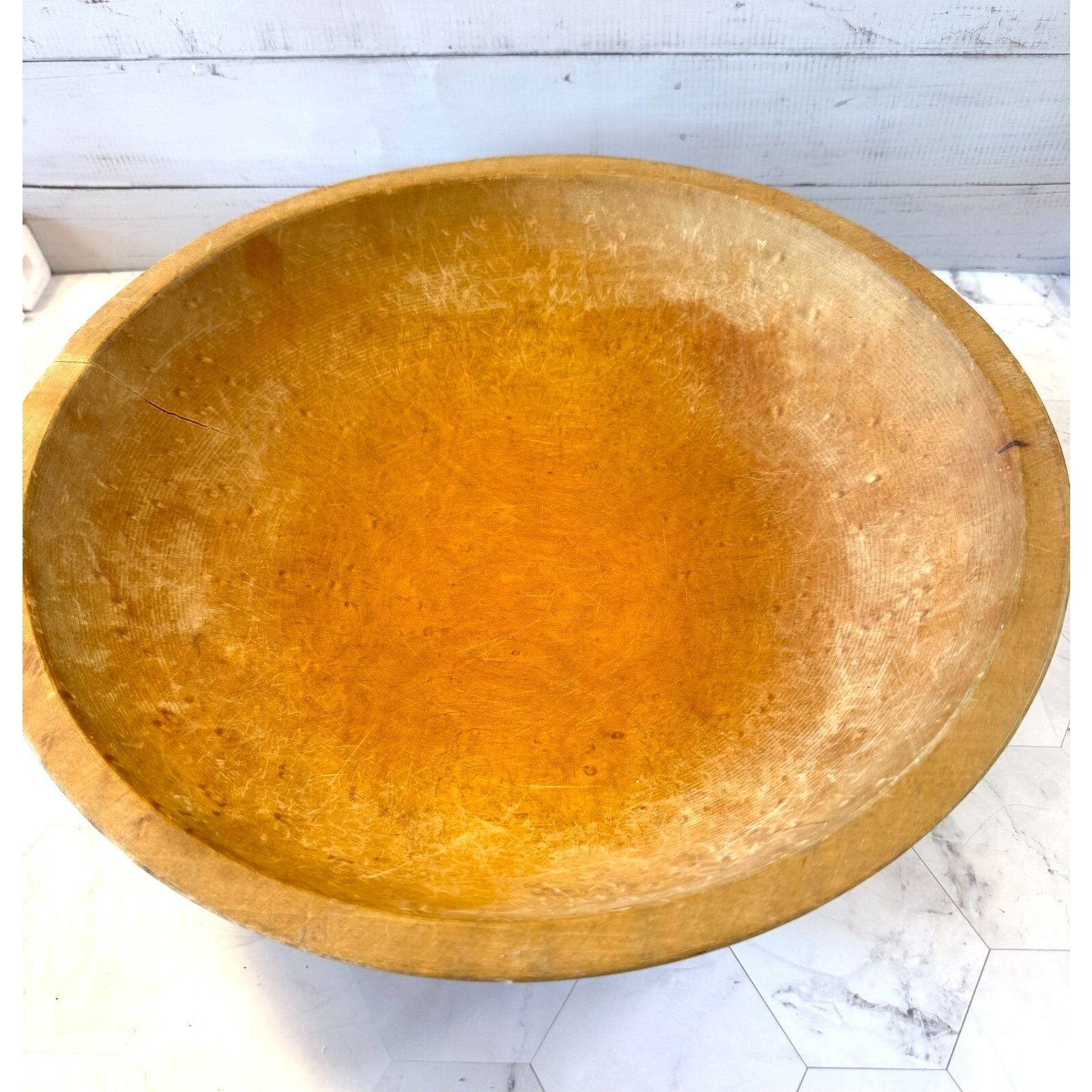 Antique Dough Bowl 1930-40s Munising 13