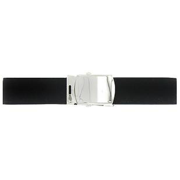 Navy Black Belt and Buckle Cotton Silver Mirror Buckle Tip Female 39