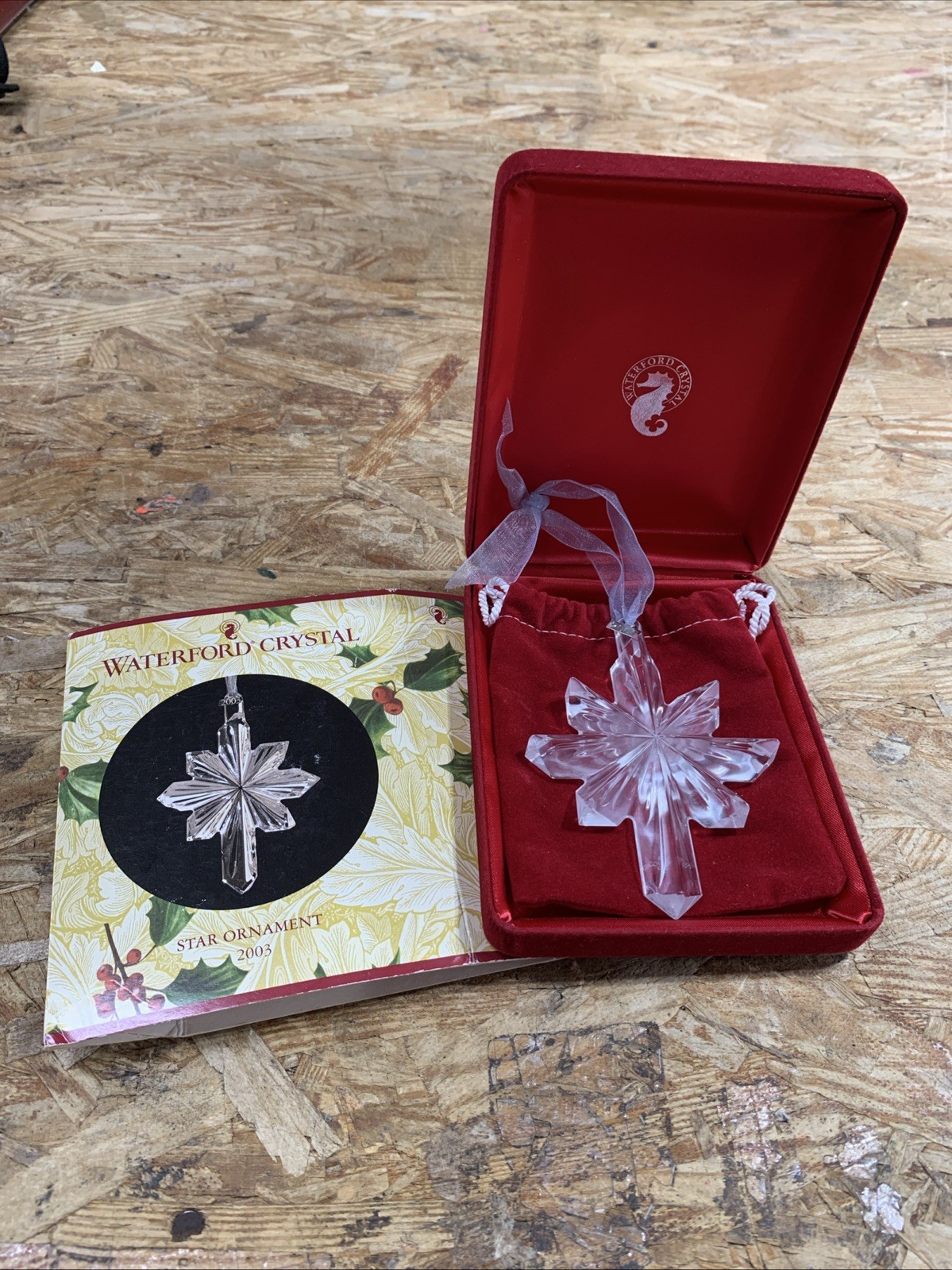 WATERFORD CRYSTAL 2003 STAR ORNAMENT