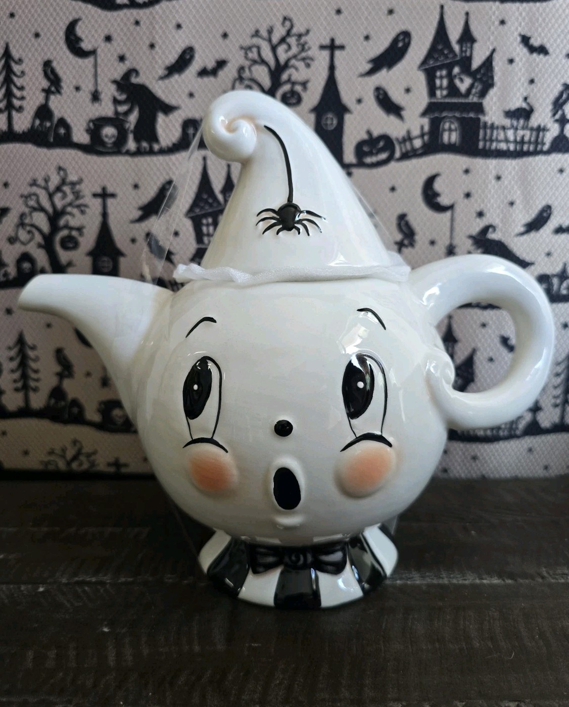 RARE Johanna Parker Halloween Ghost Teapot Gus Collectible  2026 release 