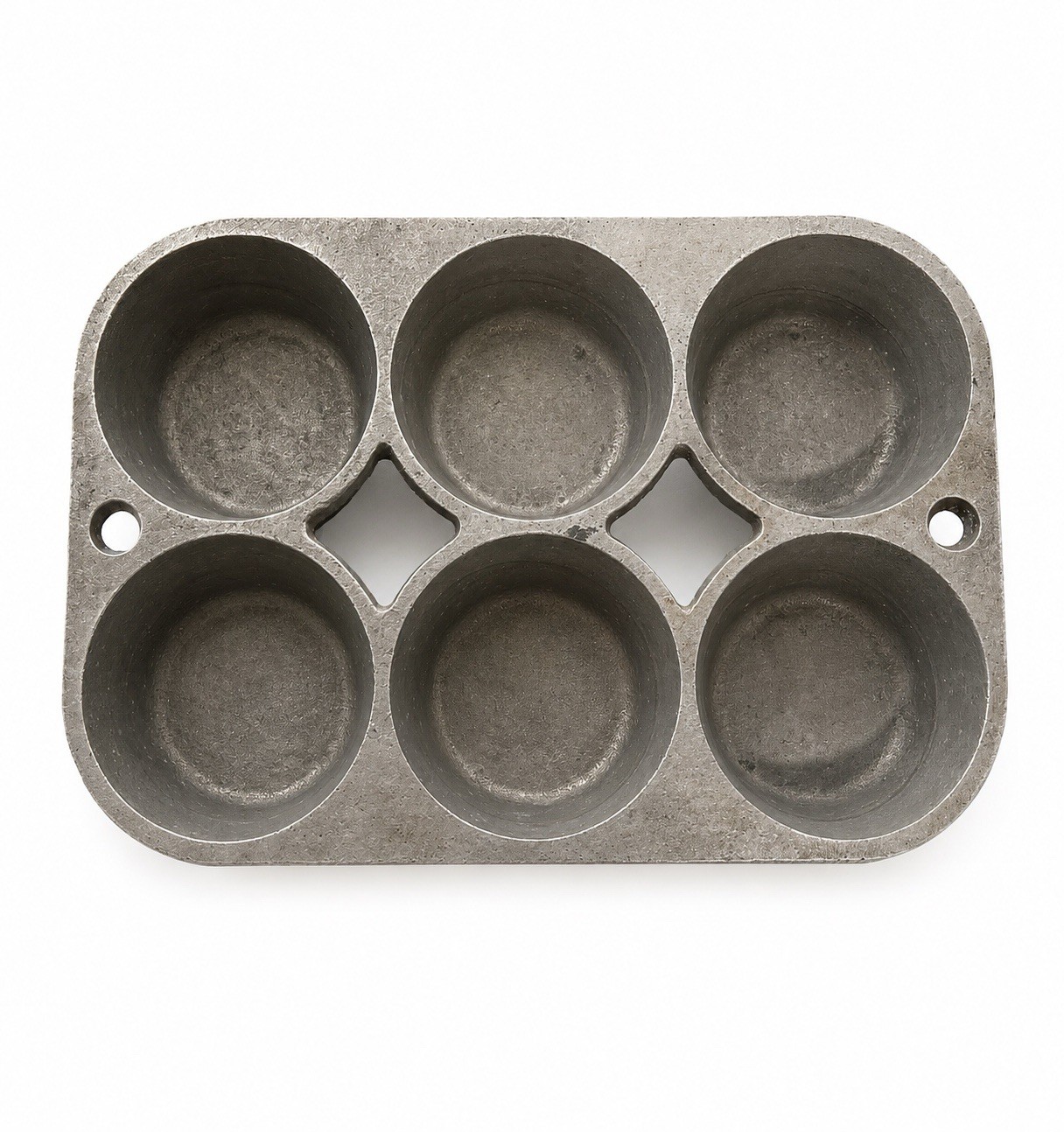 Vintage Cast Aluminum 6 Muffin Pan