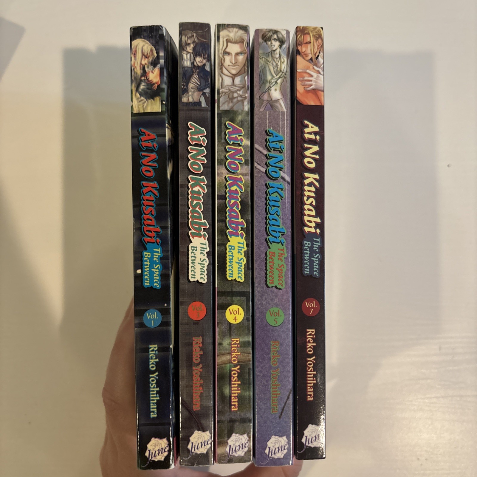 Ai no Kusabi Yaoi BL novels 1,3,4,5,7 Almost complete English June