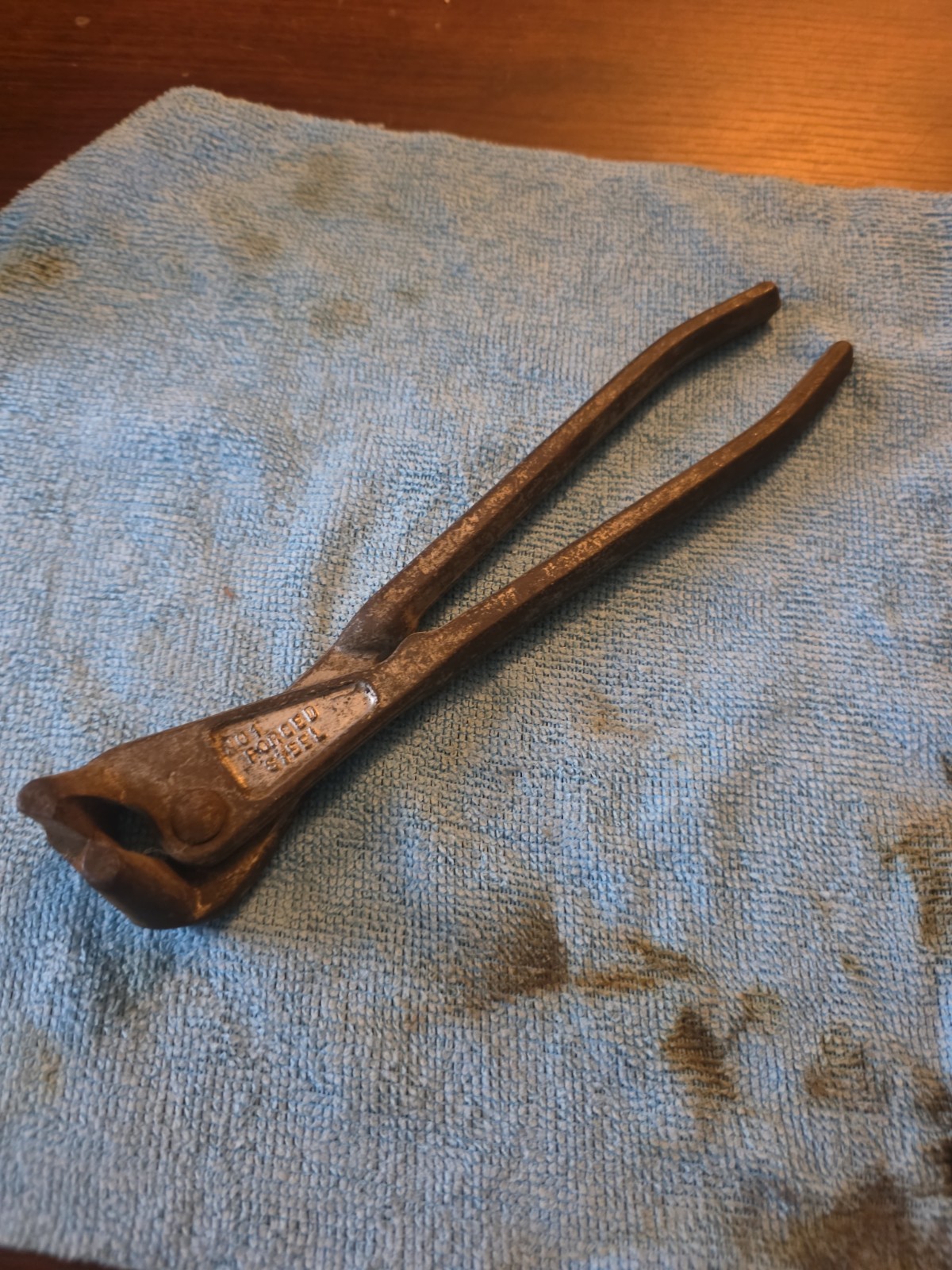 Vintage No 1 Forged Steel 10\