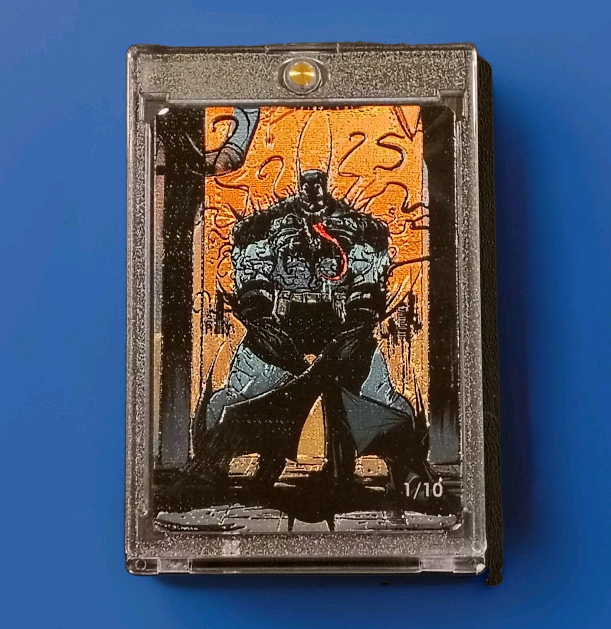 Gorkem Demir Venomized Absolute Batman #1 Embossed Metal Card #1/10 Error