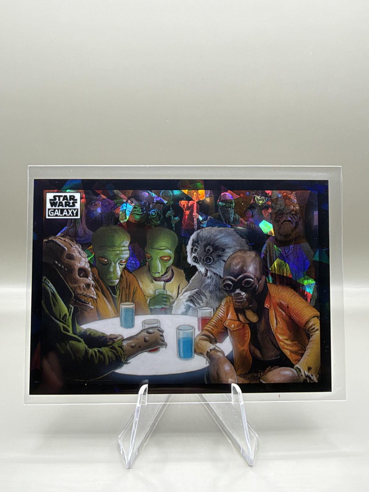 2022 Star Wars Galaxy Chrome #66 Creatures of the Cantina Atomic Refract 130/150