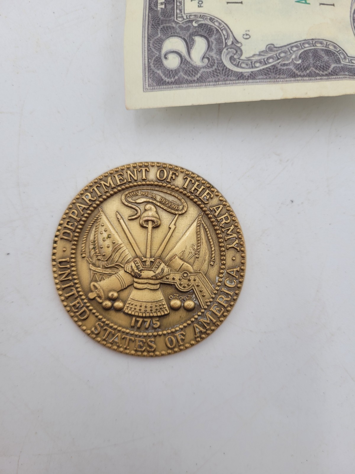 Rare Honorable Joe R. Reeder Under Secretary Of Army Challenge Coin