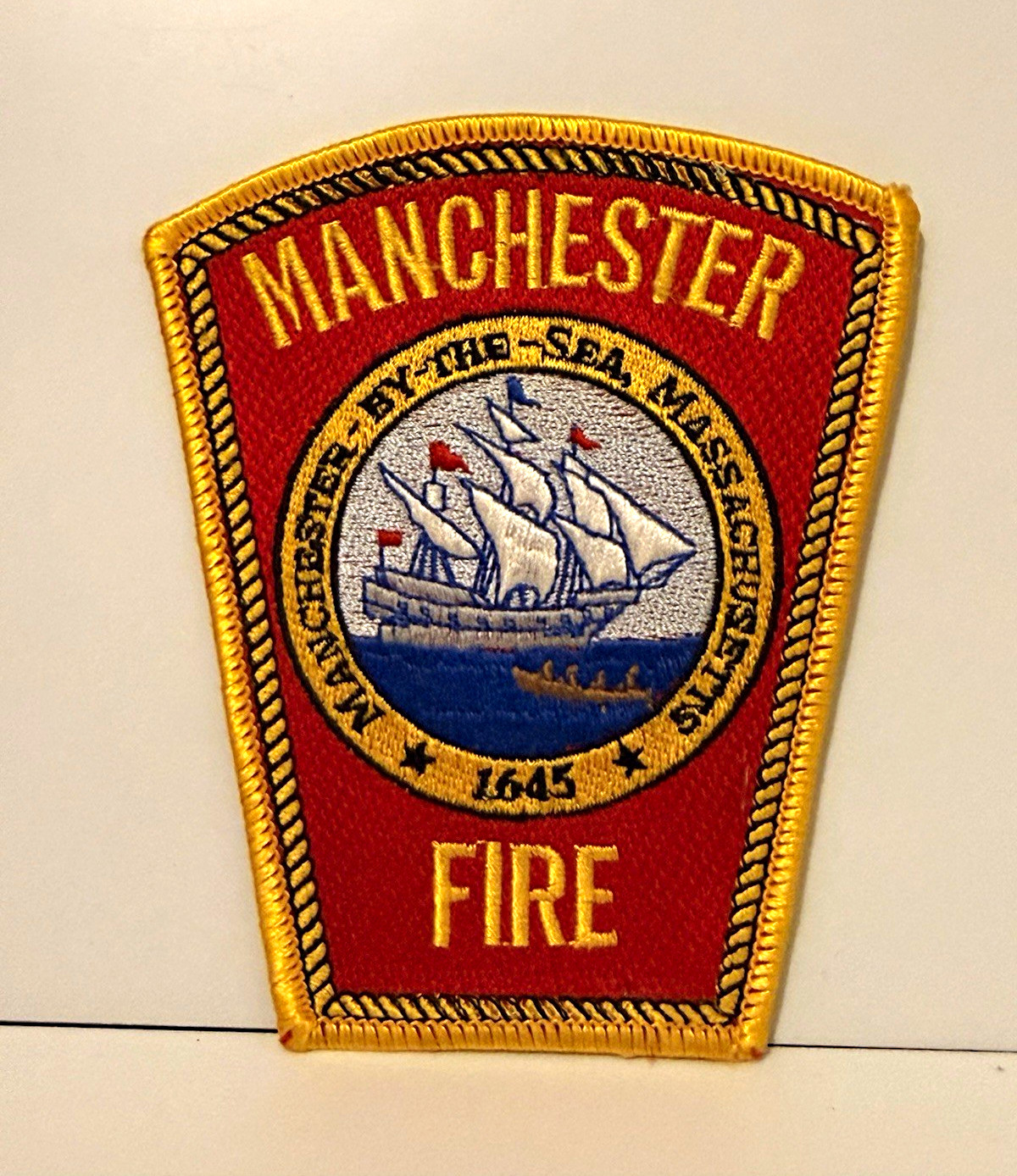 Manchester Fire Department Patch, Massachusetts Seal - Firefighting & Rescue