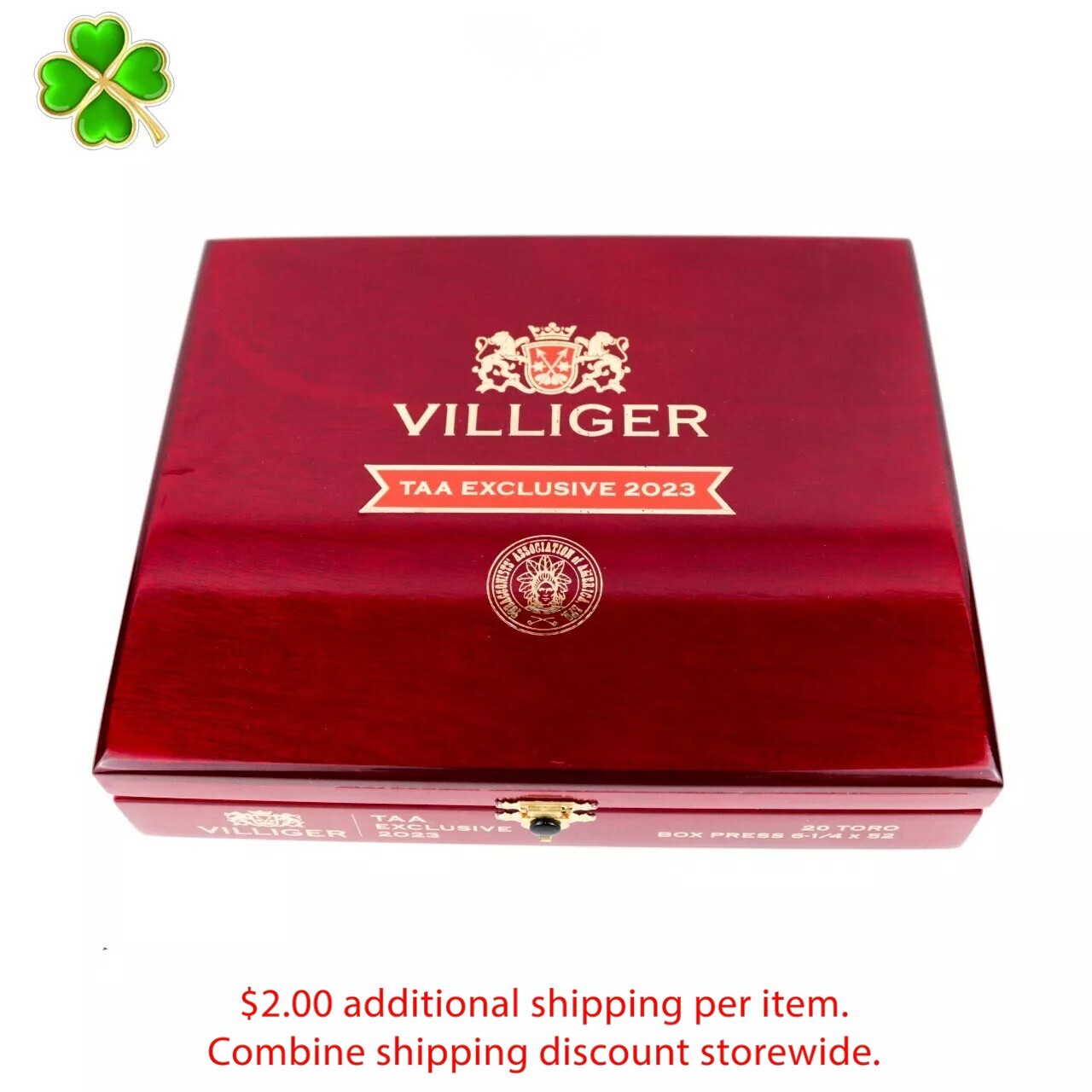 Villiger Toro 2023 TAA Exclusive Empty Wood Cigar Box 9\ Villiger Toro 2023 TAA Exclusive Empty Wood Cigar Box 9\