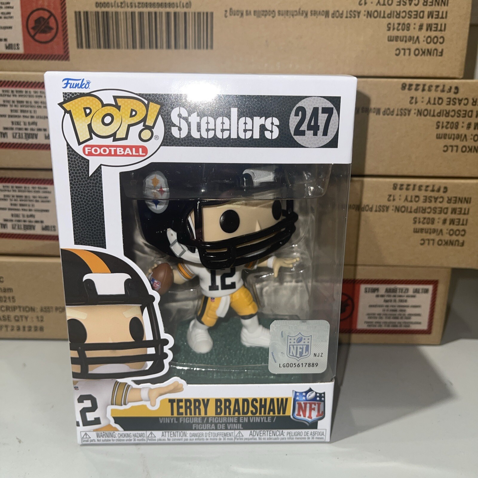 Funko POP Football Pittsburgh Steelers Terry Bradshaw 3.75\ Funko POP Football Pittsburgh Steelers Terry Bradshaw 3.75\