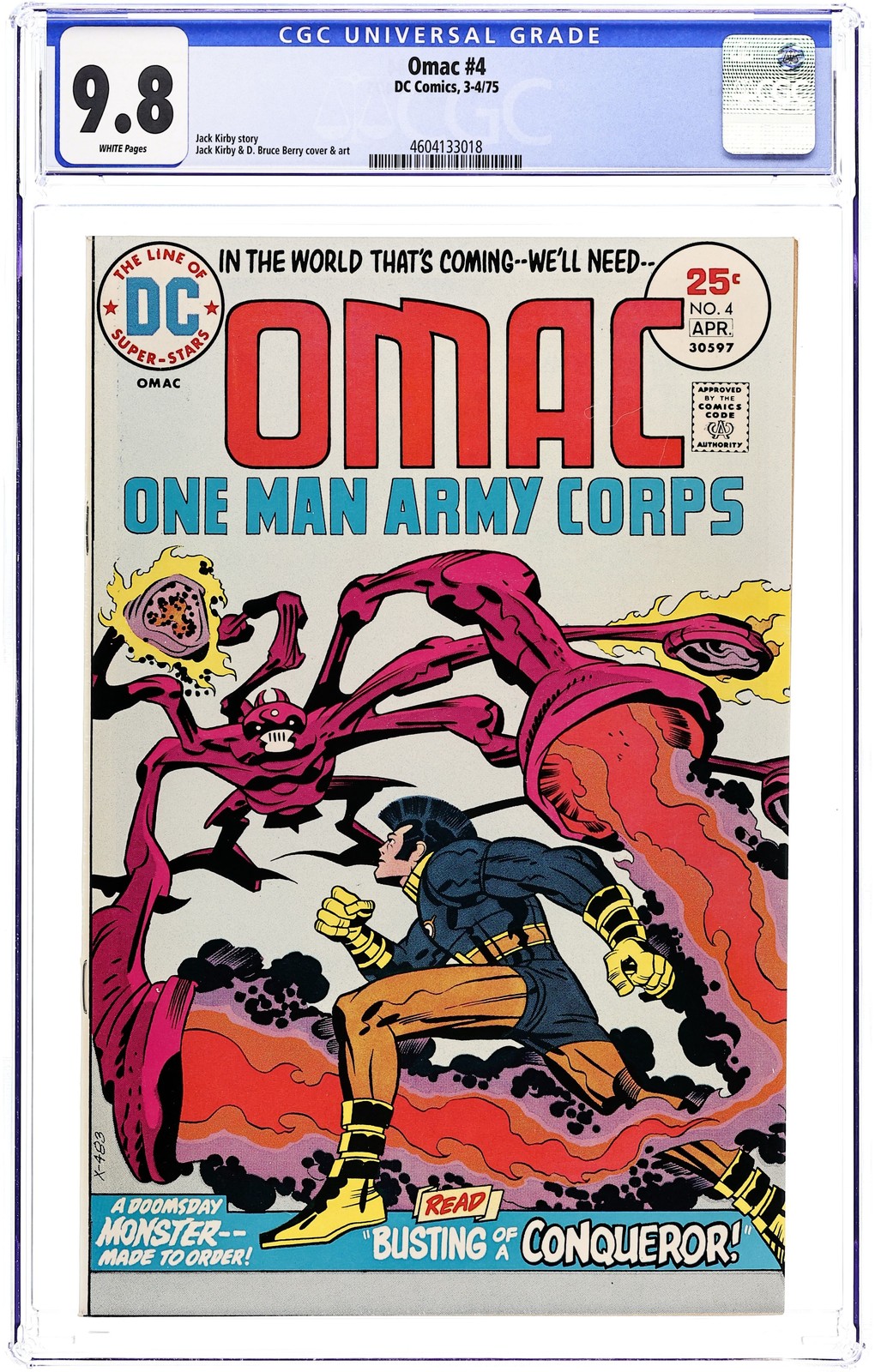 Omac #4 CGC 9.8 1975 4604133018