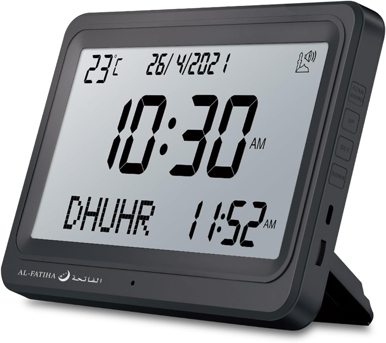 Azan Clock, Automatic Worldwide Digital 8 Azan Prayer Sounds Muslim Prayer Clock