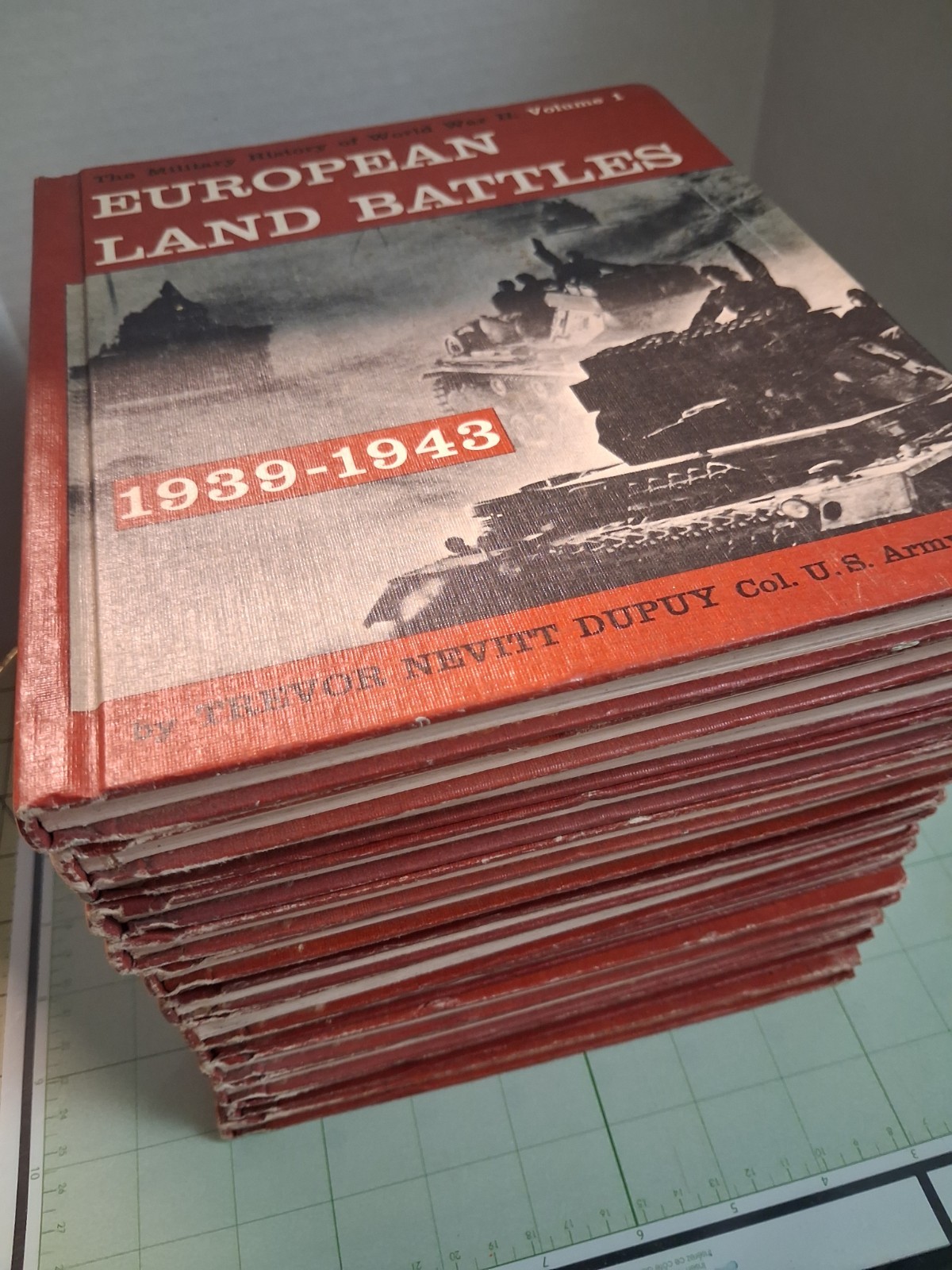 The Military History of WWII by Trevor Nevitt Dupuy Col. U.S. Army in 14 volumes