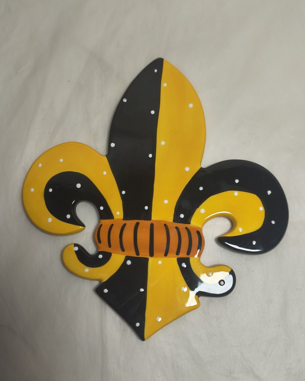 Coton Colors Fleur DE Lis Large Attachment RETIRED RARE With Matching Mini Coton Colors Fleur DE Lis Large Attachment RETIRED RARE With Matching Mini