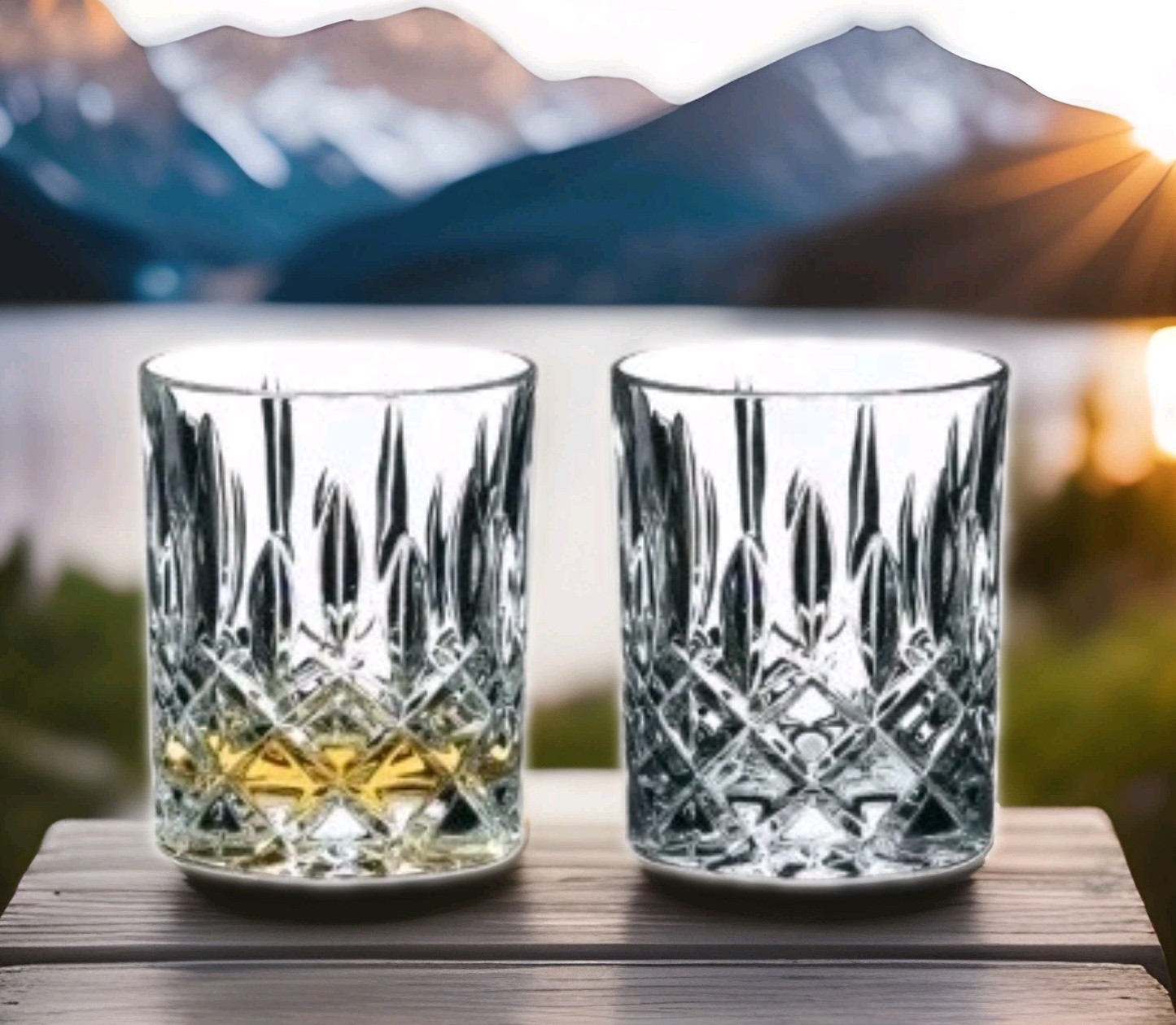 2X Riedel Set Of Crystal Tumbler Spey Whiskey Rocks Glass Old Fashioned 15 Avail