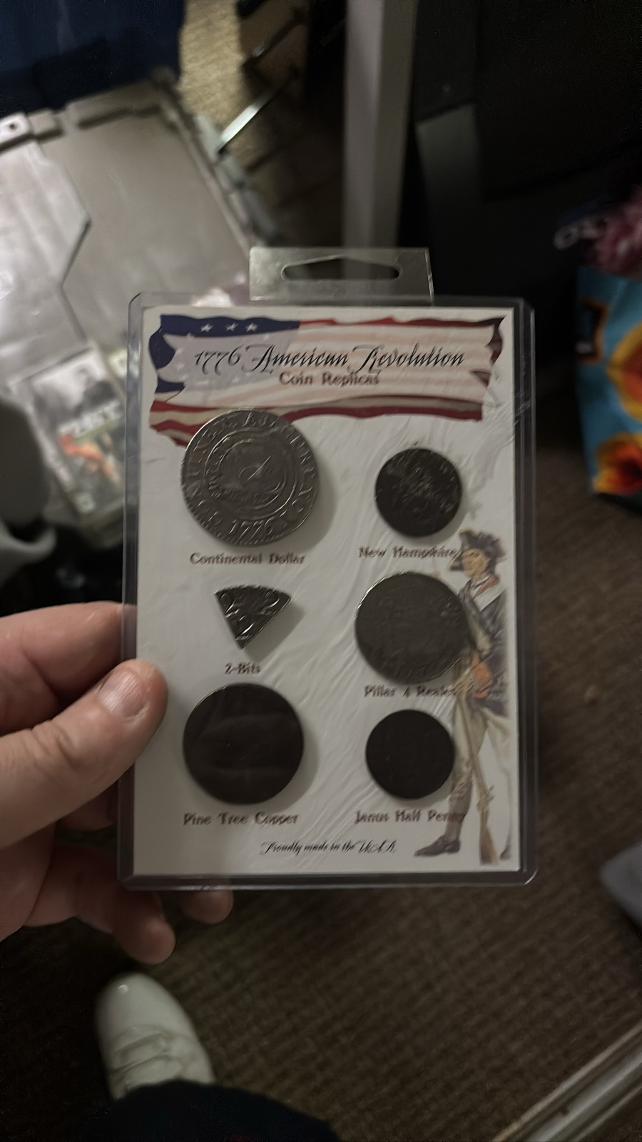 1776 American Revolution Coin Set 5 Pieces Historical Collection 1776 American Revolution Coin Set 5 Pieces Historical Collection