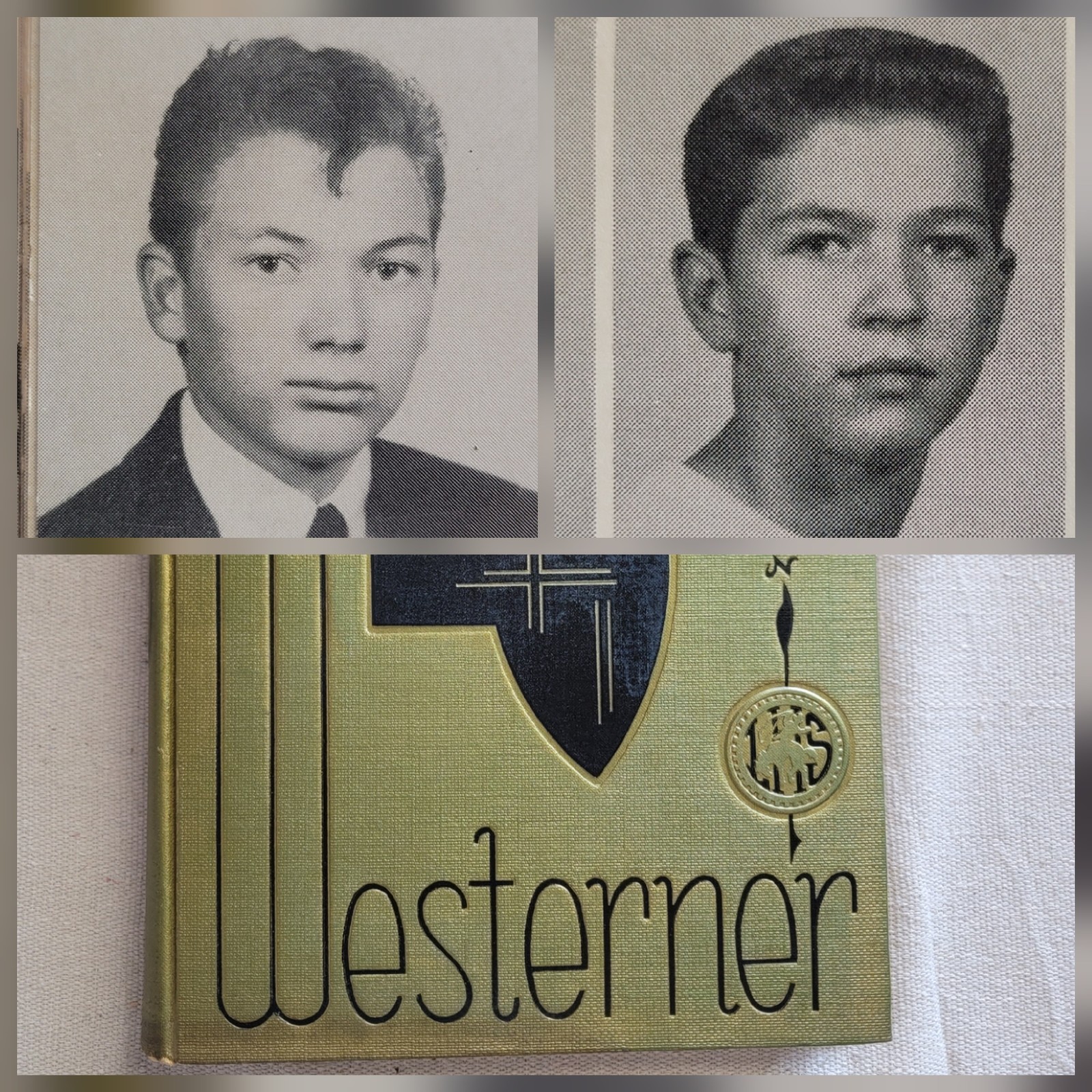 1956 Lubbock High School TX Westerner Yearbook Jerry Allison Mac Davis Vintage 