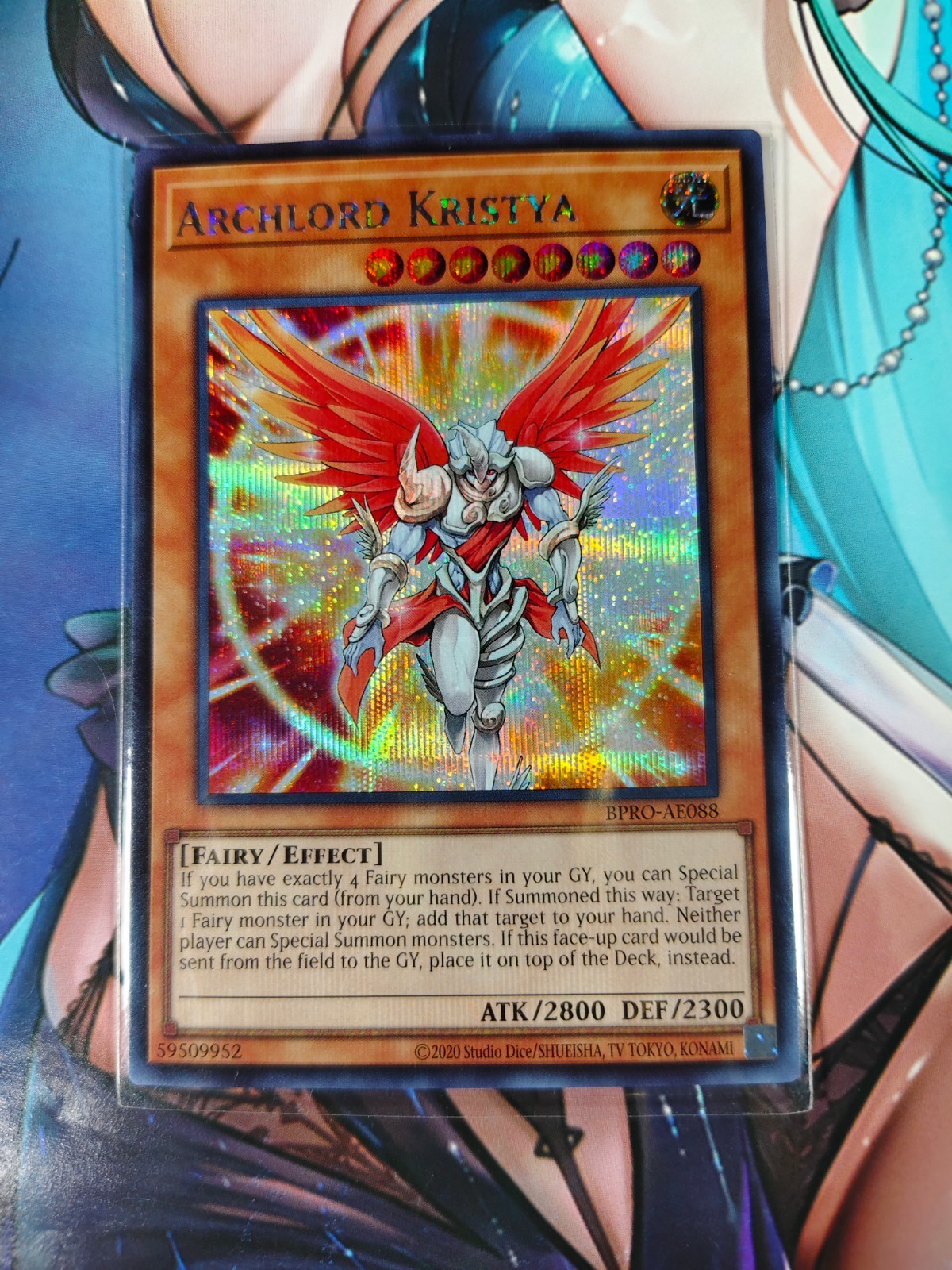 Yugioh Asian English OCG BPRO-AE088 Archlord Kristya - SER