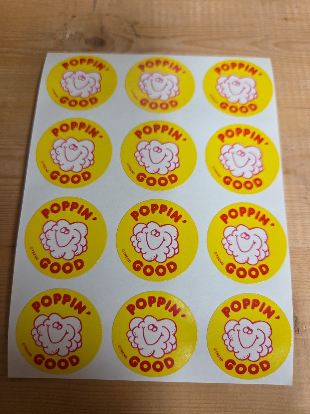 Vintage 1980s Trend Scratch And Sniff Stinky Stickers SPEARMINT