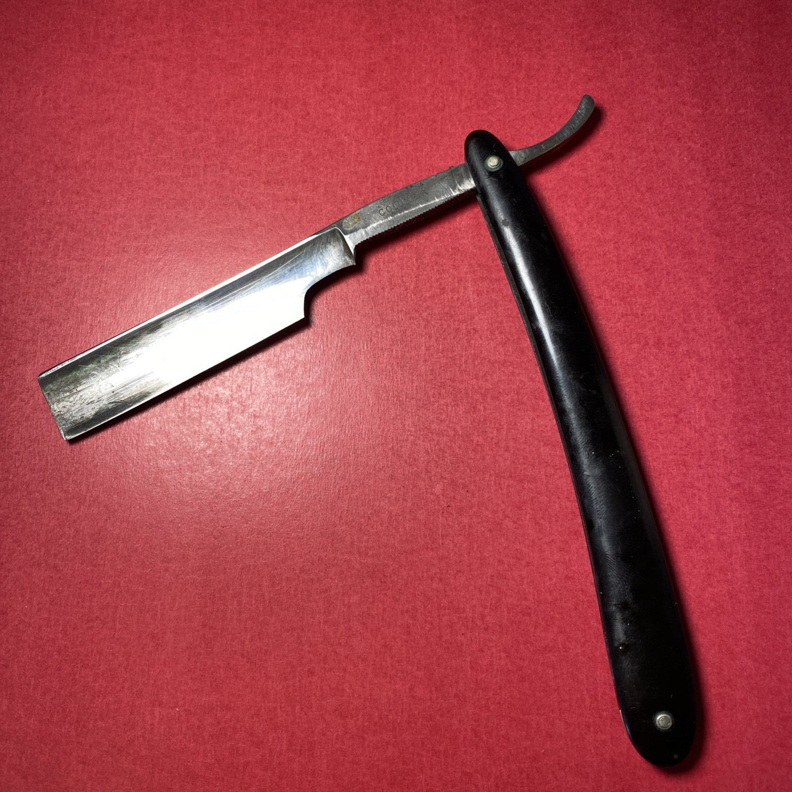 Antique R.H. Hegener Straight Razor Minneapolis/German “COLUMBIA” stamped.