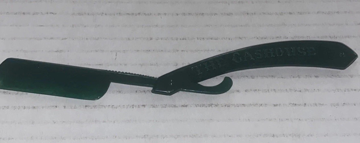Vintage Razor Swizzle Stick The Gashouse Sheraton Jefferson Hotel St Louis MO