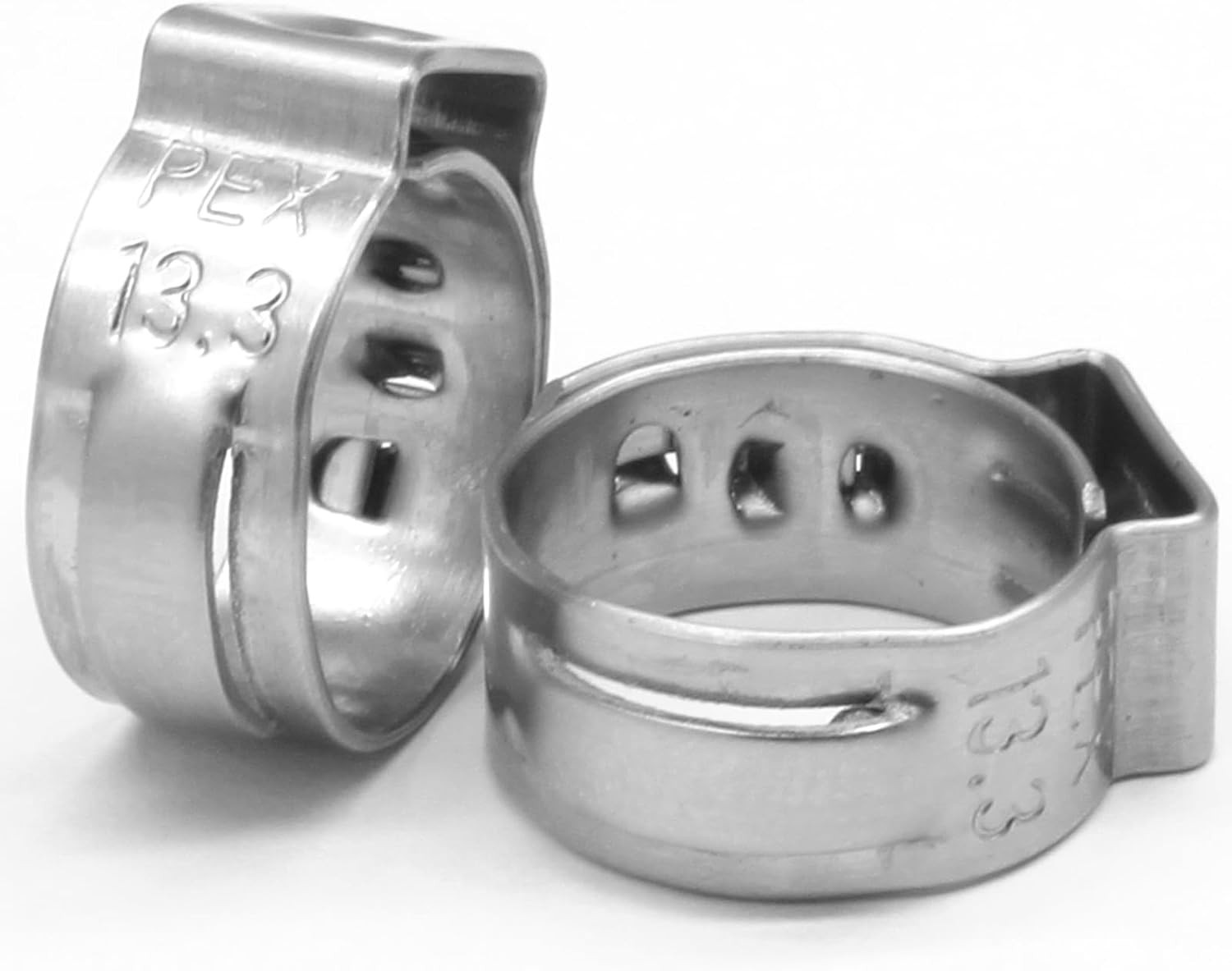 50 Pcs 3/8 Inch PEX Cinch Clamps Crimp Rings