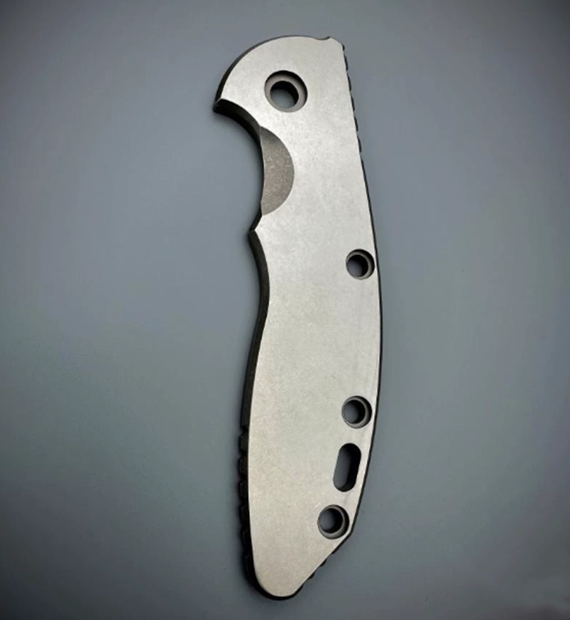 1 Pc Custom Made Titanium Alloy Knife Handle Scale for Rick Hinderer XM18 3.5”