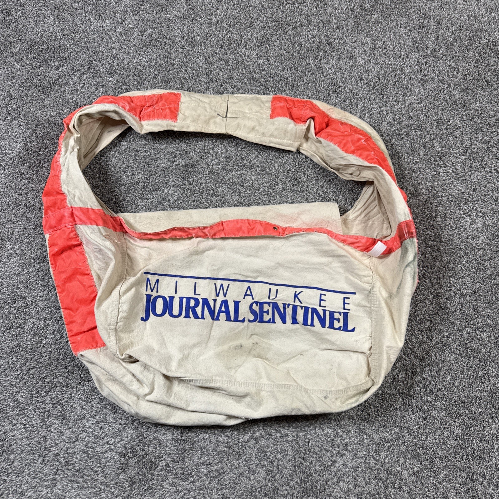 Vintage Milwaukee Journal Newspaper Delivery Bag  Paper Boy Carrier