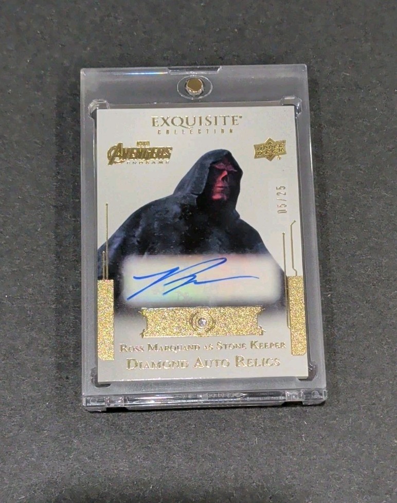 2020 Marvel Avengers Endgame Exquisite Diamond Auto Relics Ross Marquand