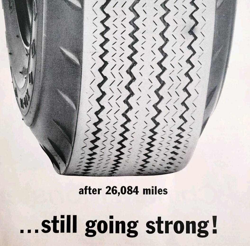 1963 Goodyear Tires Tufyn Super Cushion Advertisement Automobilia DWII23