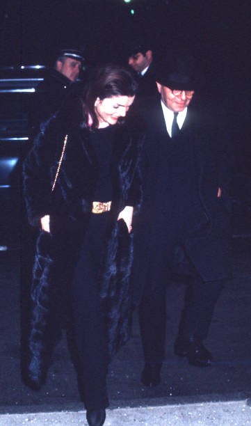 Jacqueline Kennedy Onassis and Andre Meyer sighted in New Yo - 1971 Old Photo