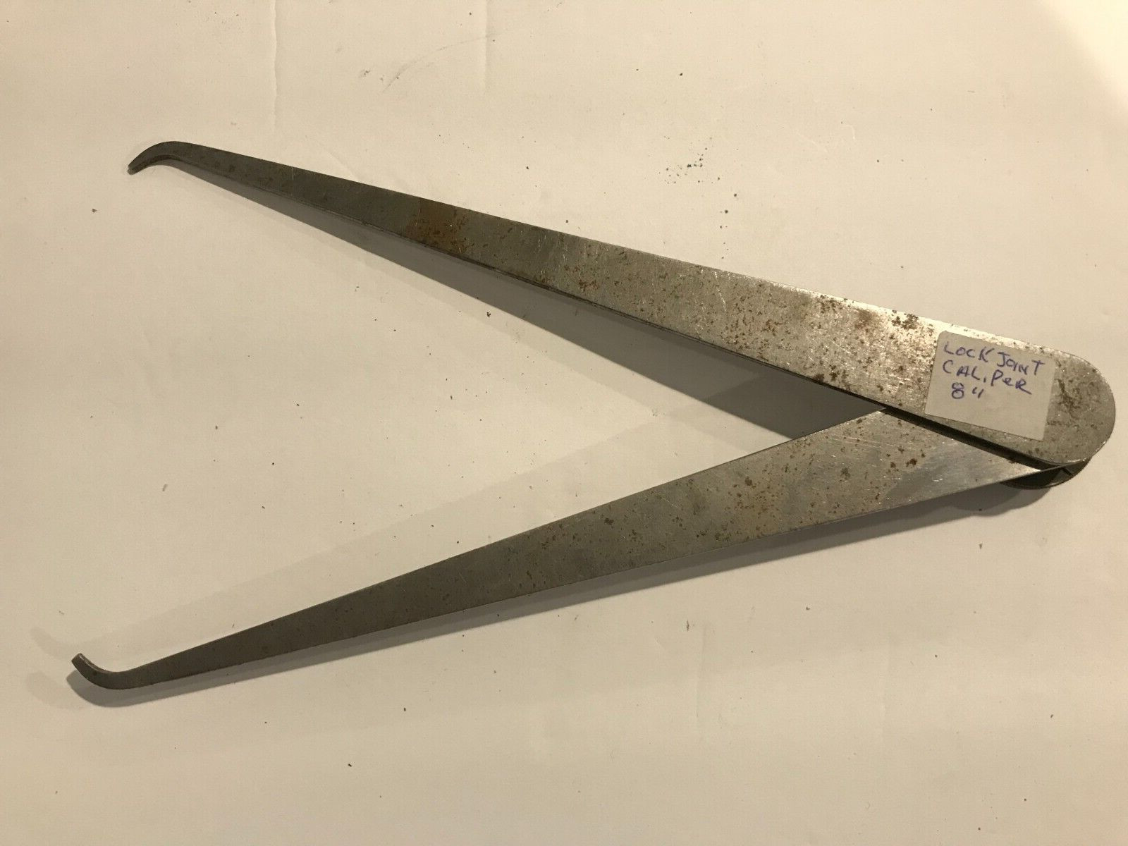 Vintage Starrett 8 inch Lock Joint Inside Outside Calipers