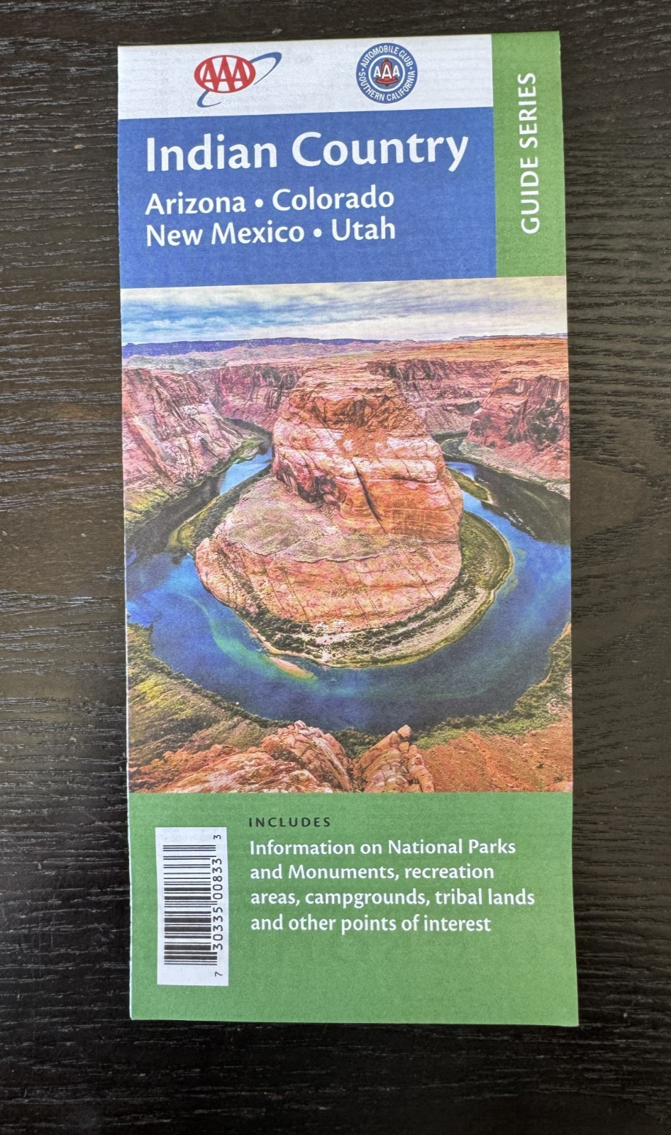 AAA Road Map-The Map of the Indian Country- Arizona, Colorado, New Mexico, Utah AAA Road Map-The Map of the Indian Country- Arizona, Colorado, New Mexico, Utah
