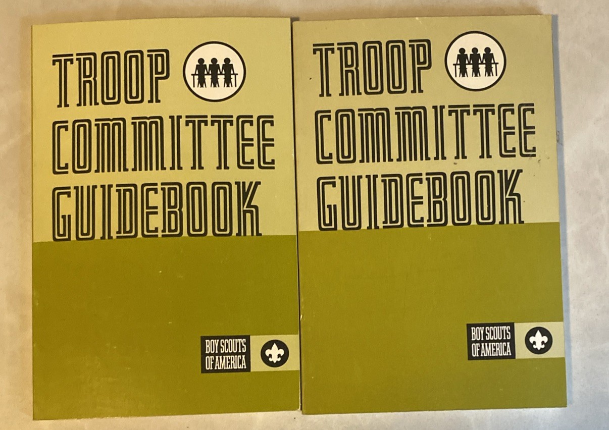 2 Troop Committee Guidebook Boy Scouts of America BSA Paperback Book 1979 1980