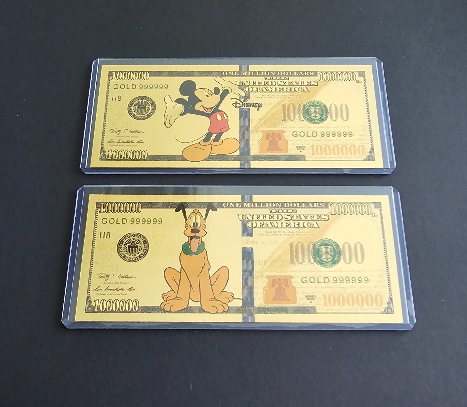 Disney's Mickey mouse and goofy Disney collectible trading cards