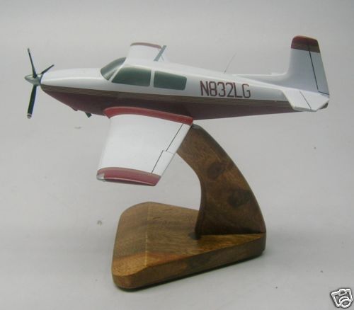M-20-M Bravo Mooney M20 Airplane Wood Model 