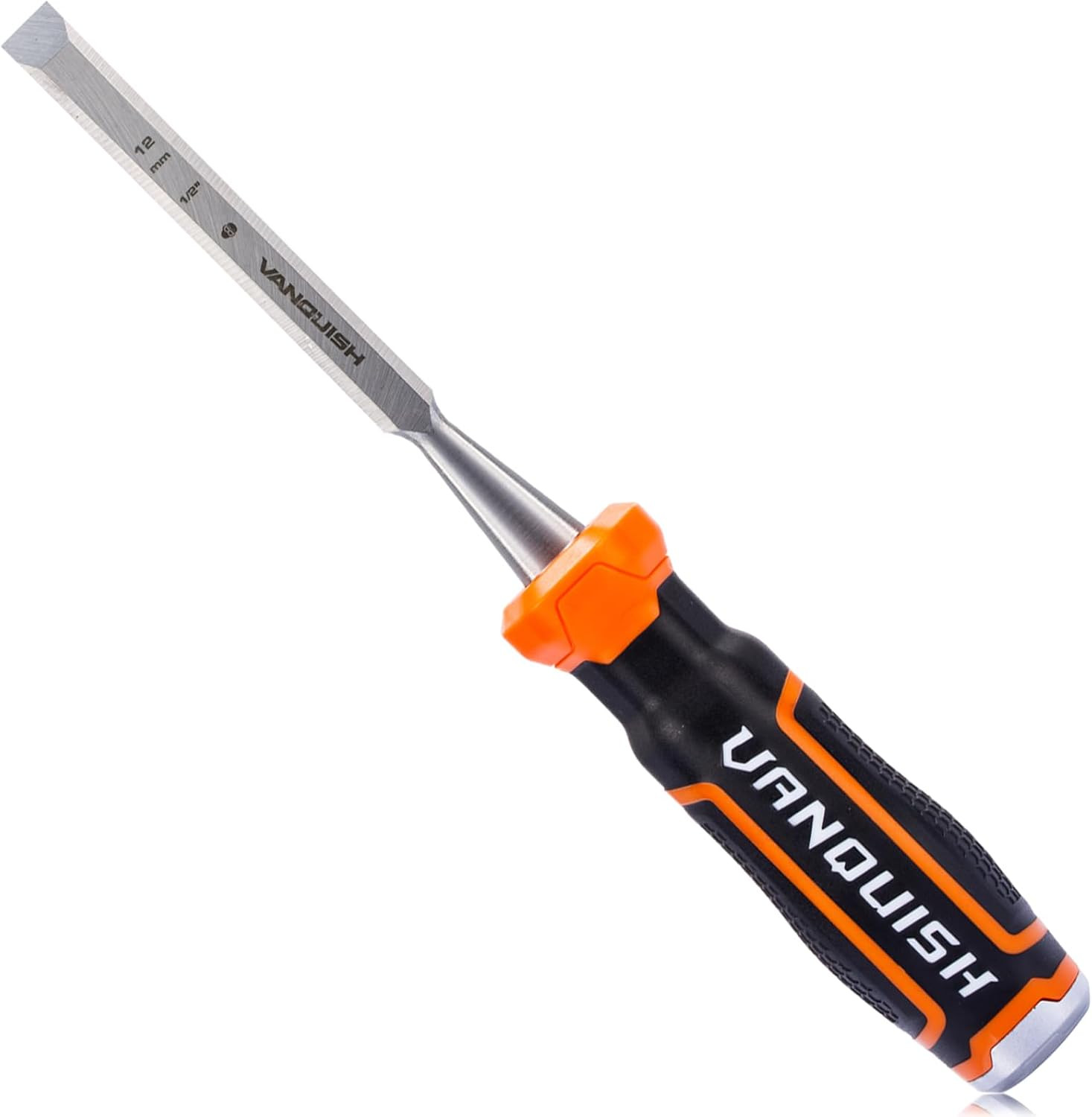 VANQUISH Bevelled Blades Wood Chisel 1/2 Inch Mortise Chisel with Steel Striking